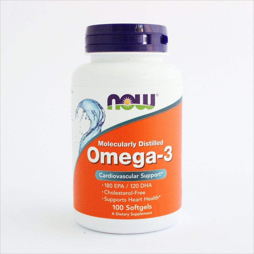 NOW Foods - Omega-3 1000 mg (100 i 200 kapsula) 00178