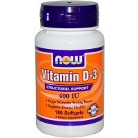 Now Vitamin D 400 IU -180 softgel kapsula Now Vitamin D 400 IU -180 softgel kapsula