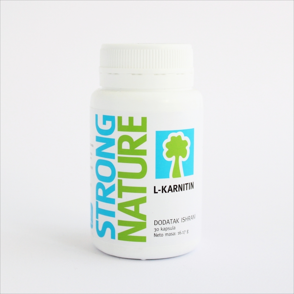 Strong Nature L-karnitin 400 mg 30 kapsula Strong Nature L-karnitin 400 mg 30 kapsula