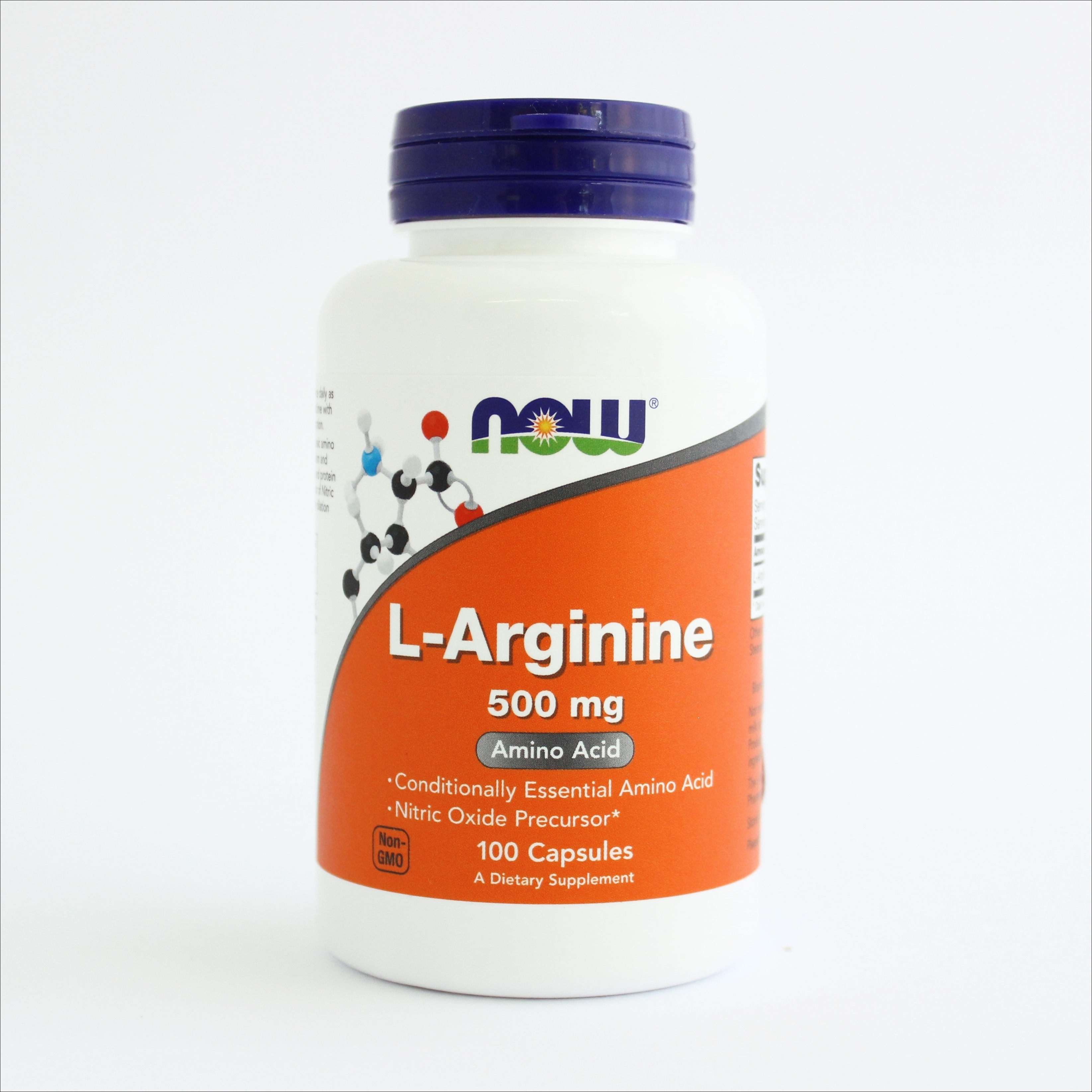 Now L-arginin 500 mg -100 kapsula 00194