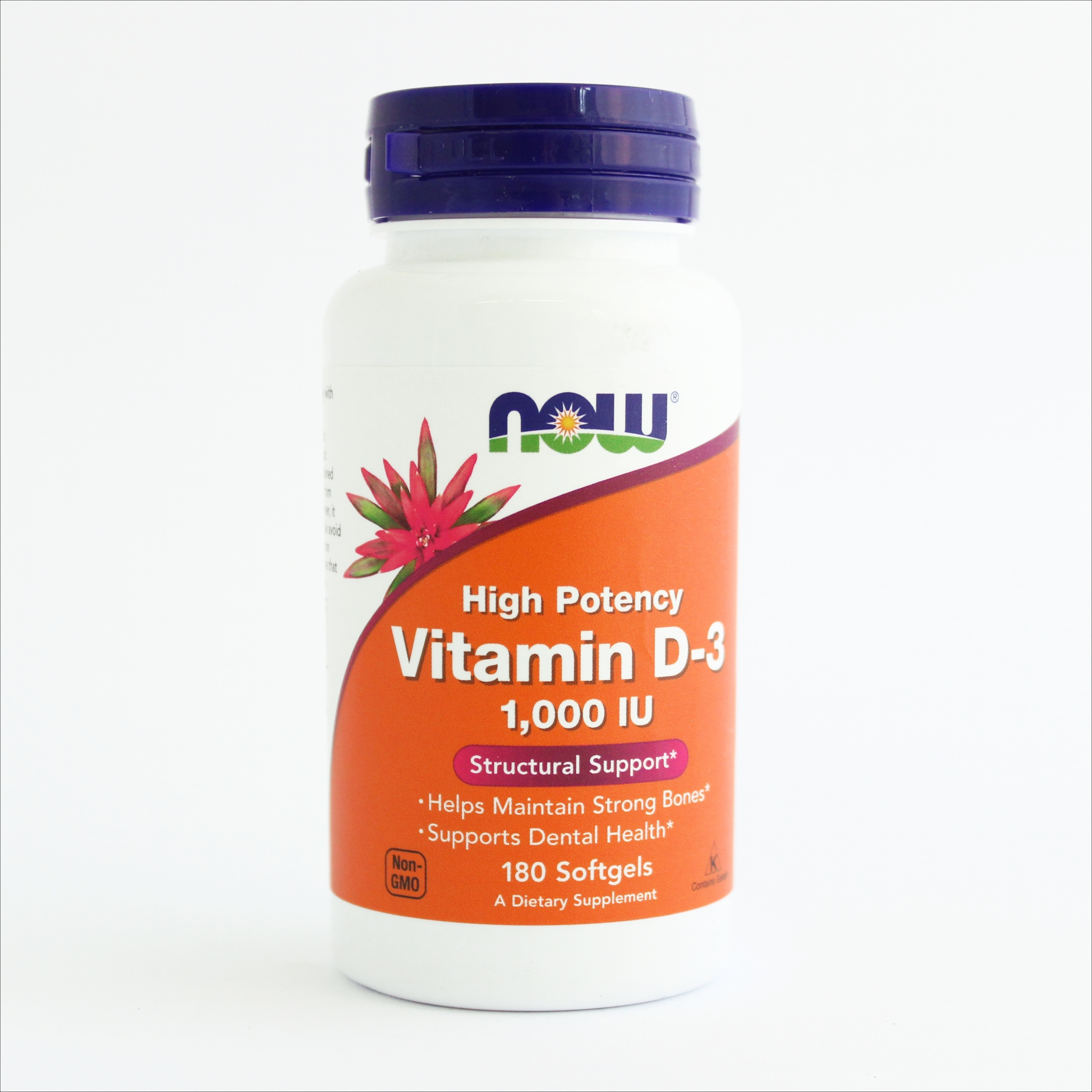 Now Vitamin D-3 1000 IU -za jake kosti(180 kapsula) 00210