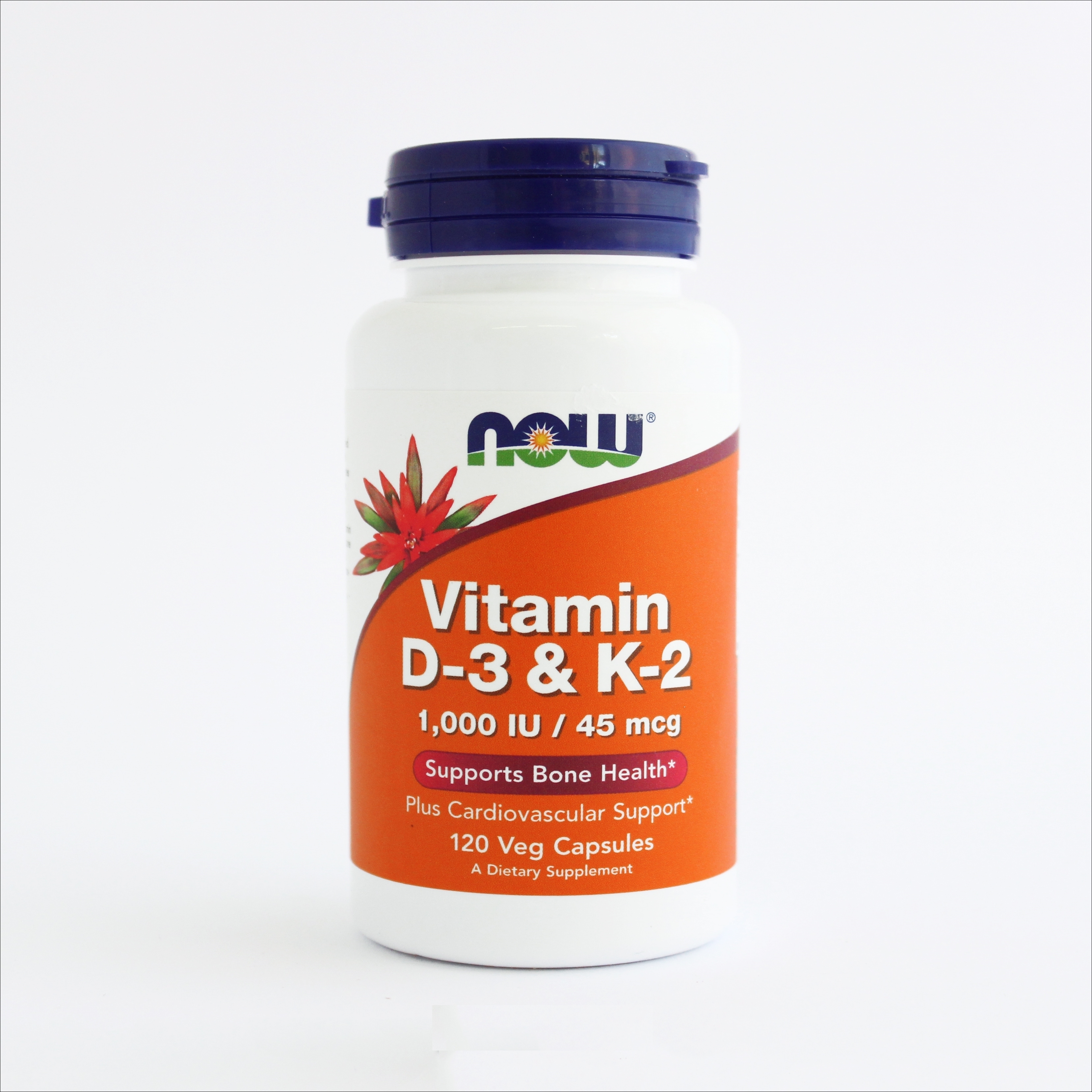 Now Vitamin D-3 & K-2 1000 IU- za jake kosti (120 kapsula) 00209