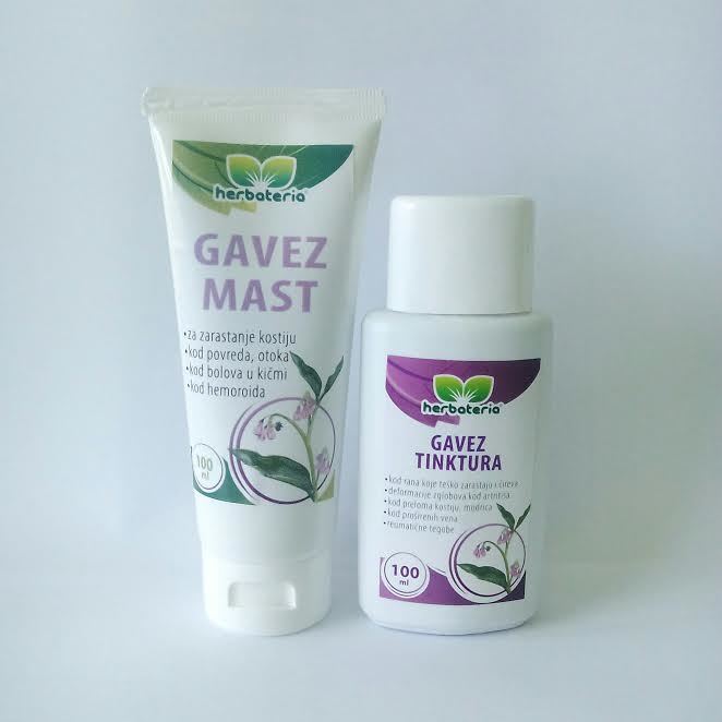 Herbateria - Komplet gavez mast (100 mL) i tinktura (100 mL) 00077