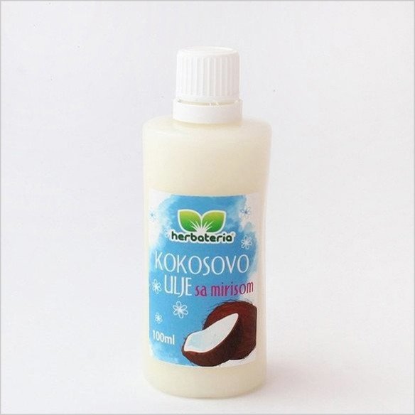 Herbateria - Kokosovo ulje sa dodatim mirisom 100 ml Herbateria - Kokosovo ulje sa dodatim mirisom 100 ml