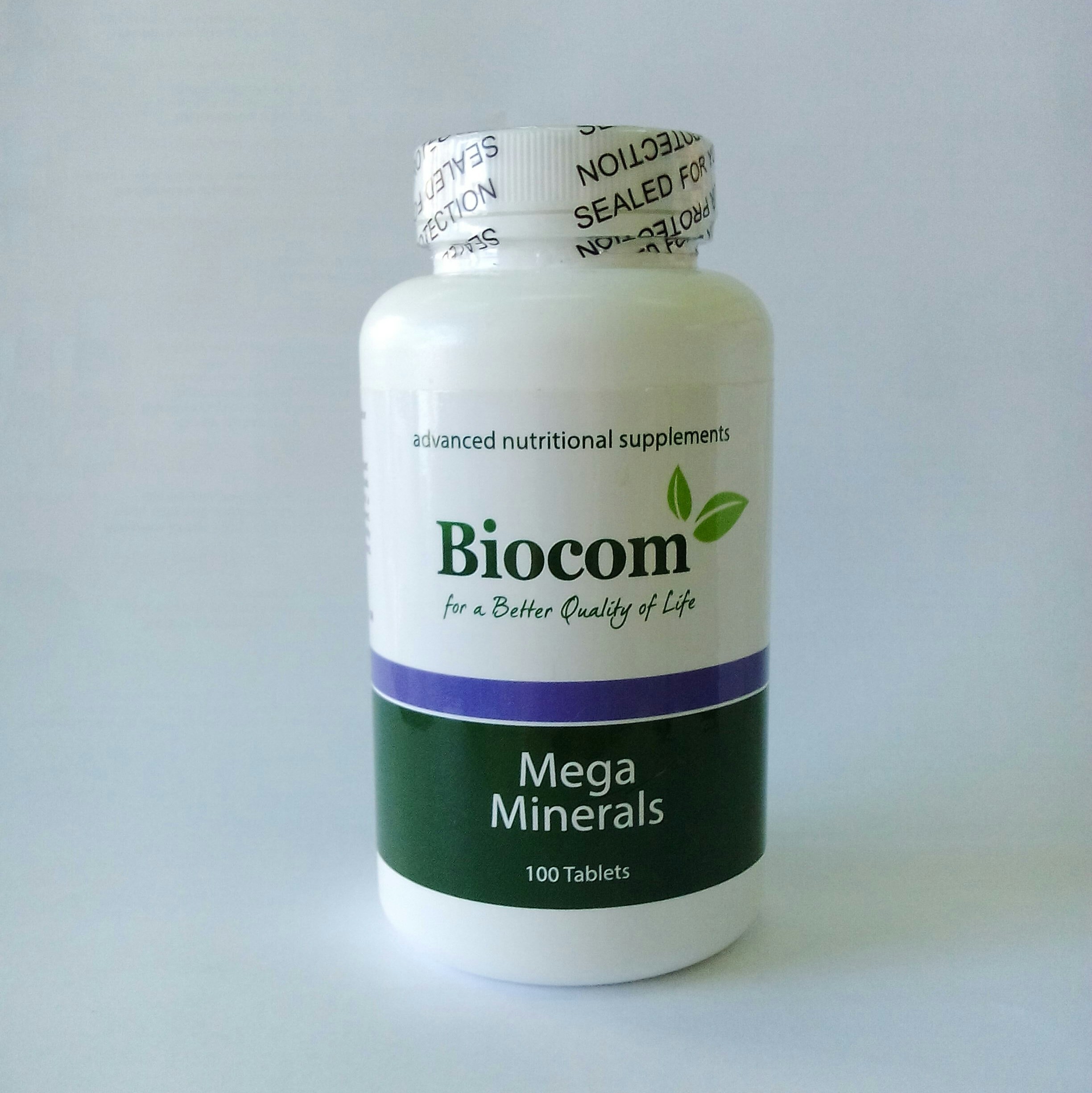 Biocom Mega Minerals 100 tbl 00326