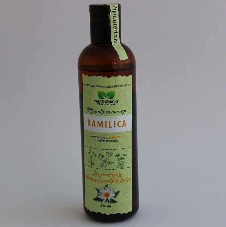 Herbateria - Kamilica biljno ulje za masažu 250 ml 00335