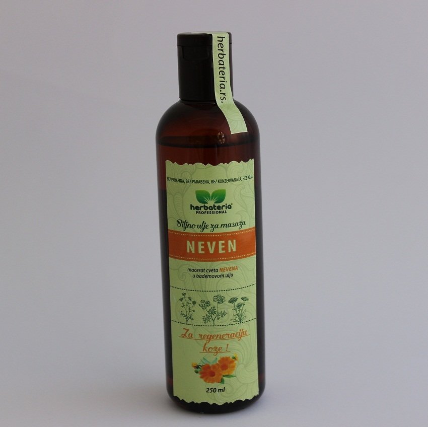Herbateria - Neven biljno ulje za masažu 250 ml 00336