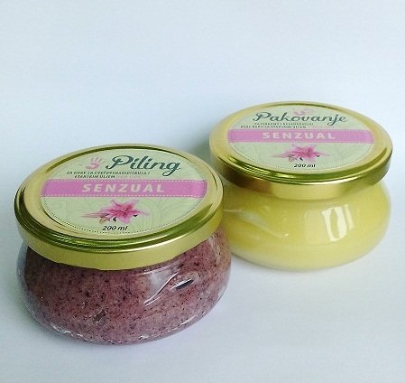 Herbateria - Set za manikir (piling 200ml + pakovanje 200 ml) 00361
