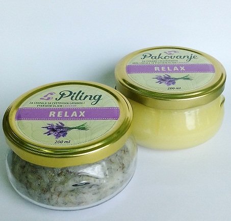 Herbateria - Set za pedikir (piling 200 ml + pakovanje 200 ml) 00360
