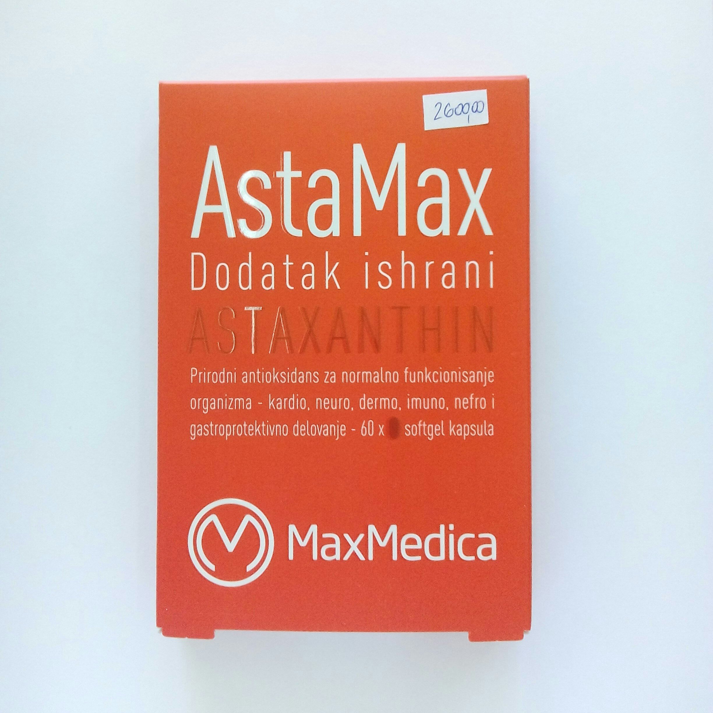 AstaMax (astaksantin) 60 kps 00370