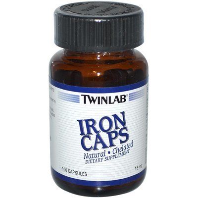 Twinlab Iron Caps (helirano gvožđe) 100 kps