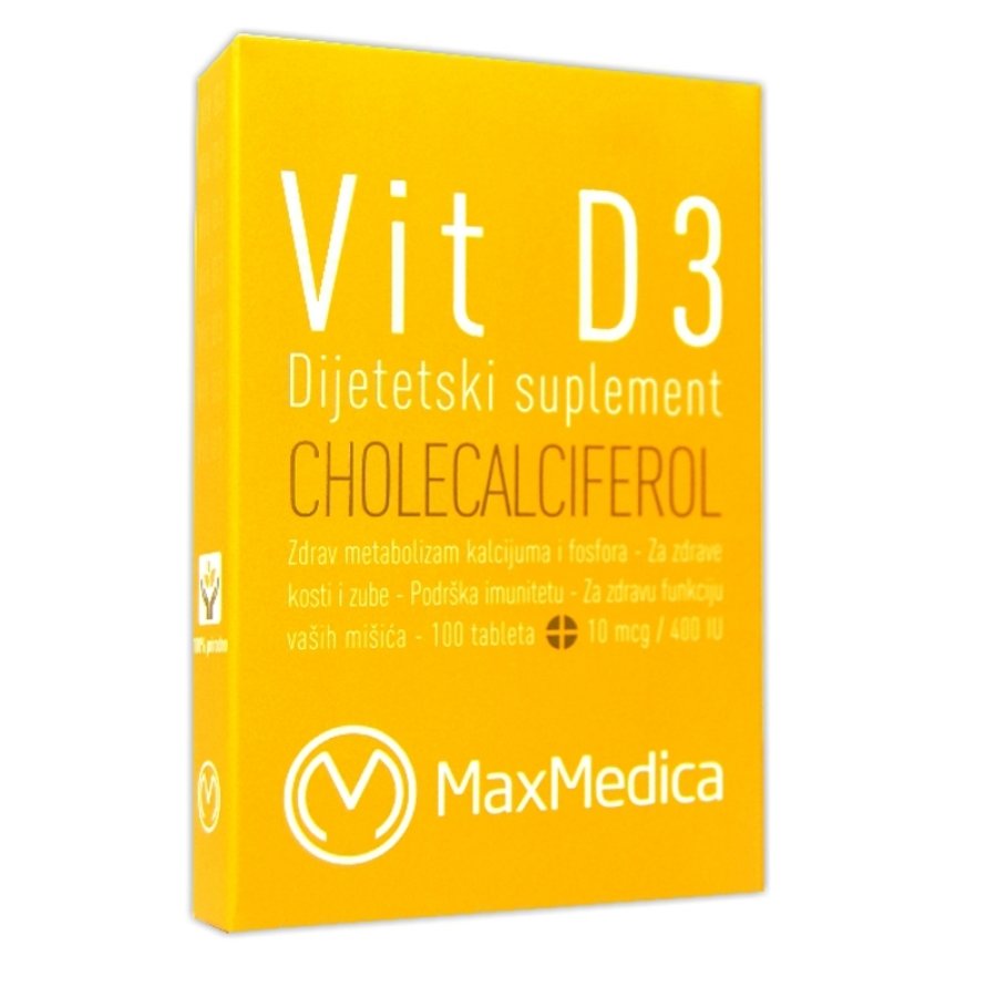 Vitamin D-3 400 IU - za jake kosti (100 tableta) 00387