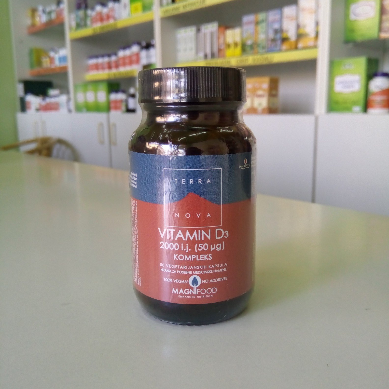 Terranova Vitamin D3 2000 IU (50 mcg) 50 kps 00445