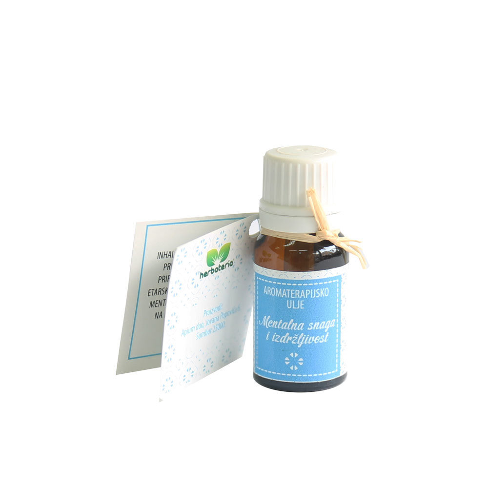 Herbateria - Aromaterapijsko ulje za inhalaciju za mentalnu snagu i izdržljivost 10 ml Herbateria - Aromaterapijsko ulje za inhalaciju za mentalnu snagu i izdržljivost 10 ml