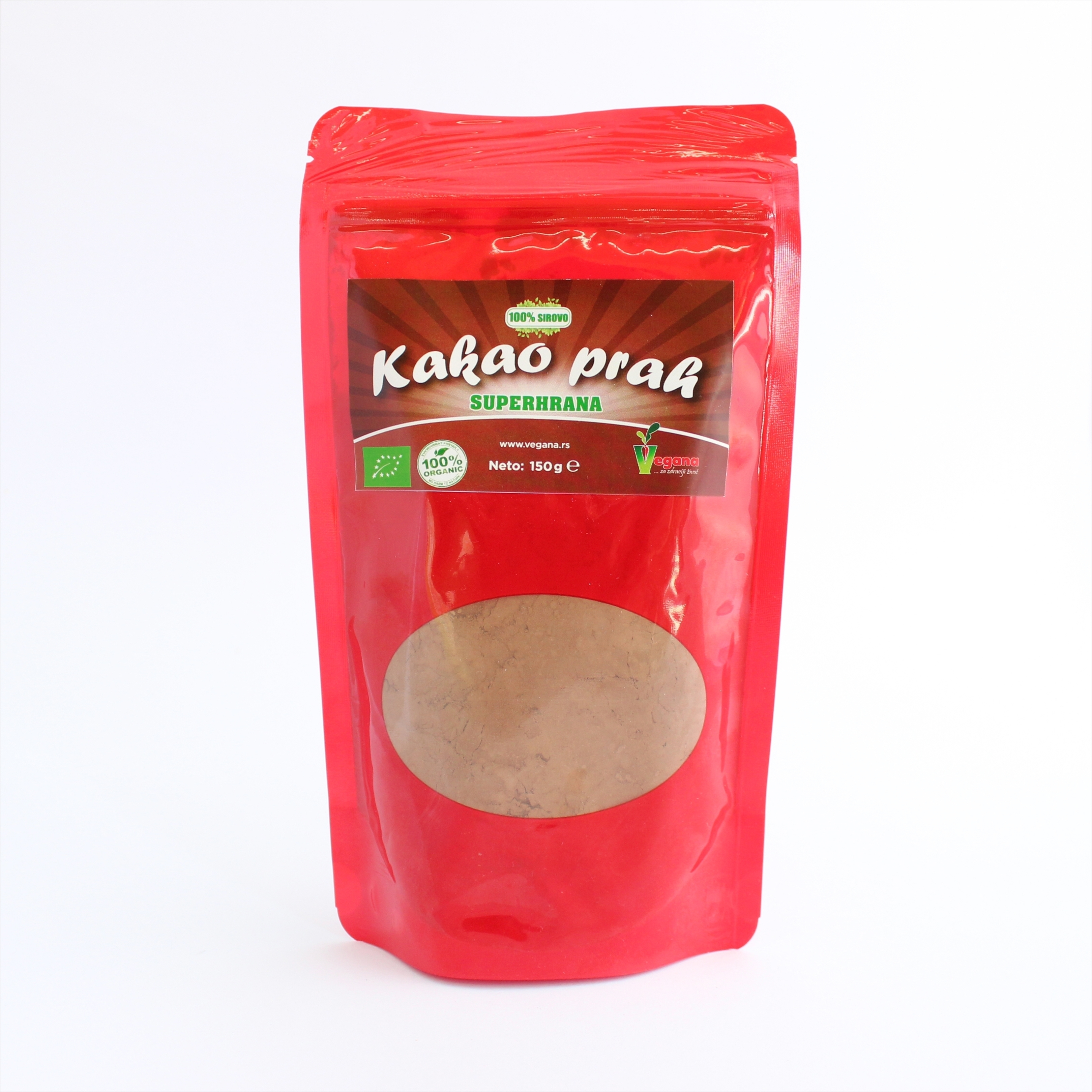 Vegana Kakao prah (sirovi, organski) - 150g 00257