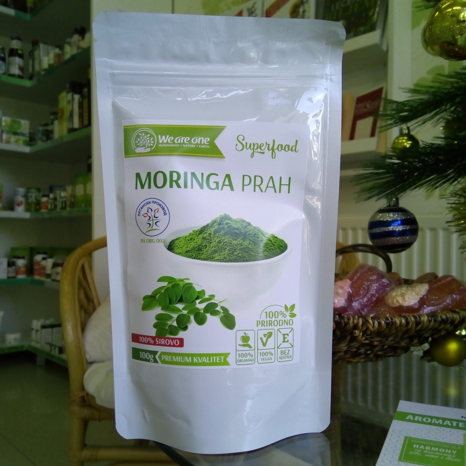 WAO Moringa prah 100 g 00472