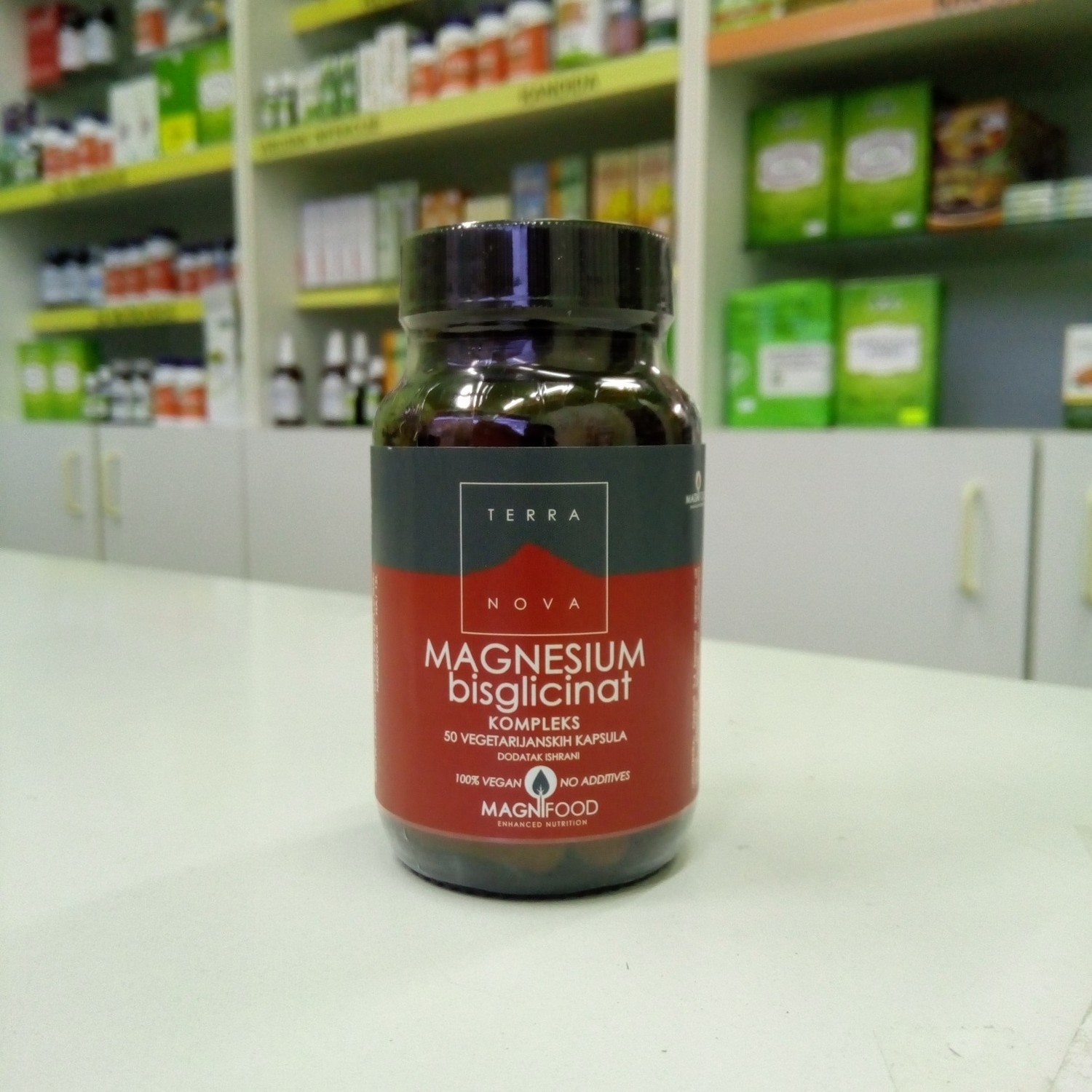 Terranova Magnezijum bisglicinat 100 mg 50 kps Terranova Magnezijum bisglicinat 100 mg 50 kps