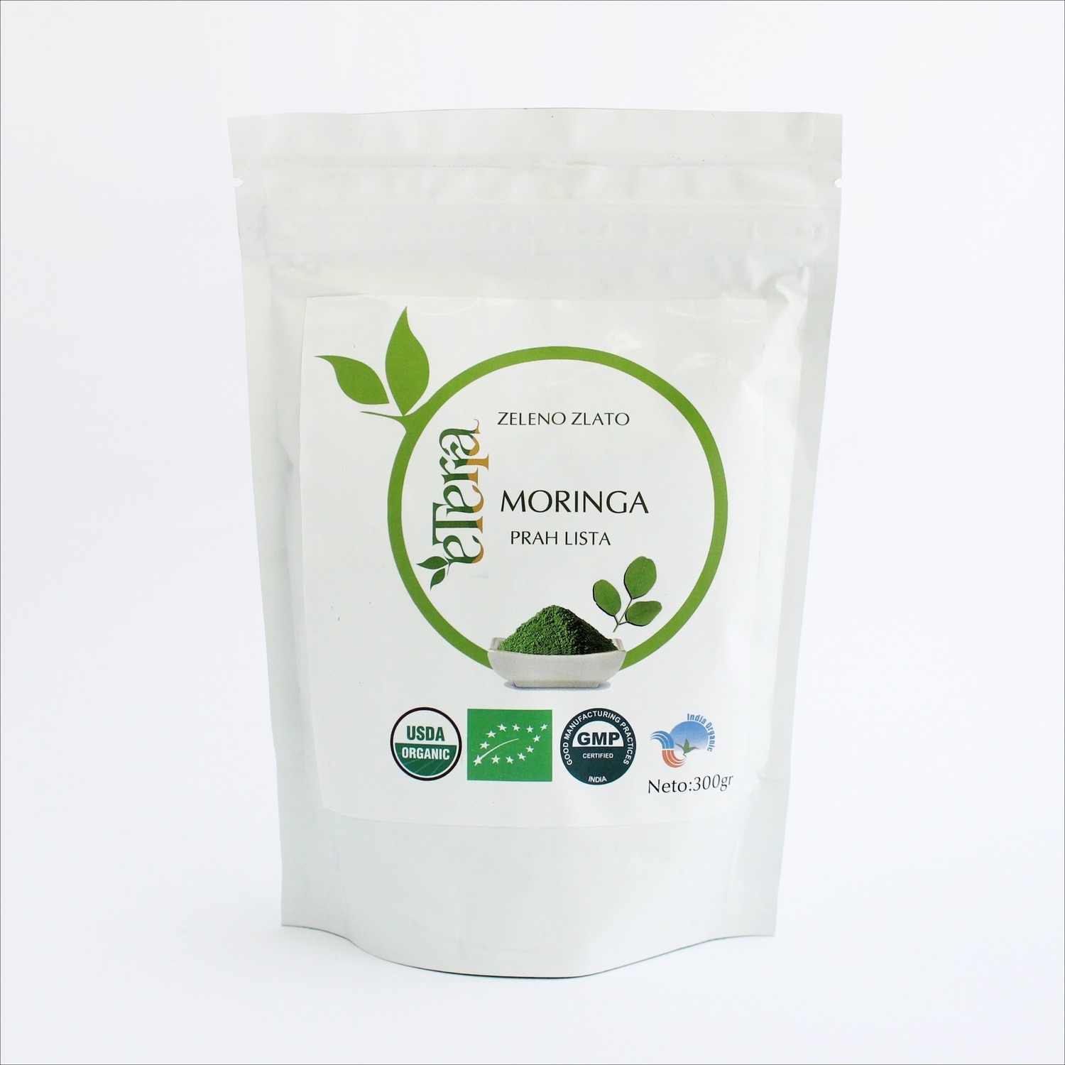Eterra Moringa Zeleno zlato 300 g (u prahu) Eterra Moringa Zeleno zlato 300 g (u prahu)