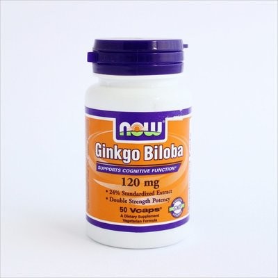 NOW Foods - Ginko Biloba 120 mg (50 kapsula)