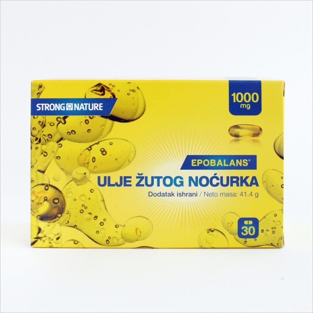 Strong Nature - Ulje žutog noćurka 1000 mg Strong Nature - Ulje žutog noćurka 1000 mg