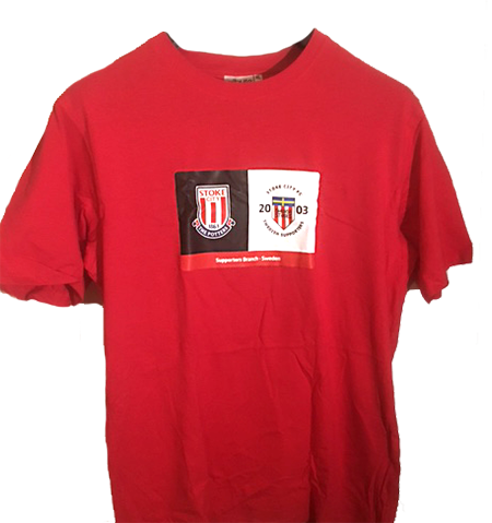 T-shirt Röd - Large t-0001