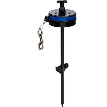 retractable tie out stake