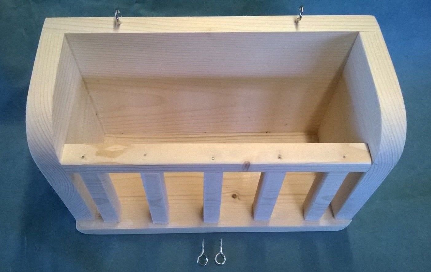 Kiln Dried Pine Wood Hutch Hay Rack Manger For Guinea Pig Rabbit
