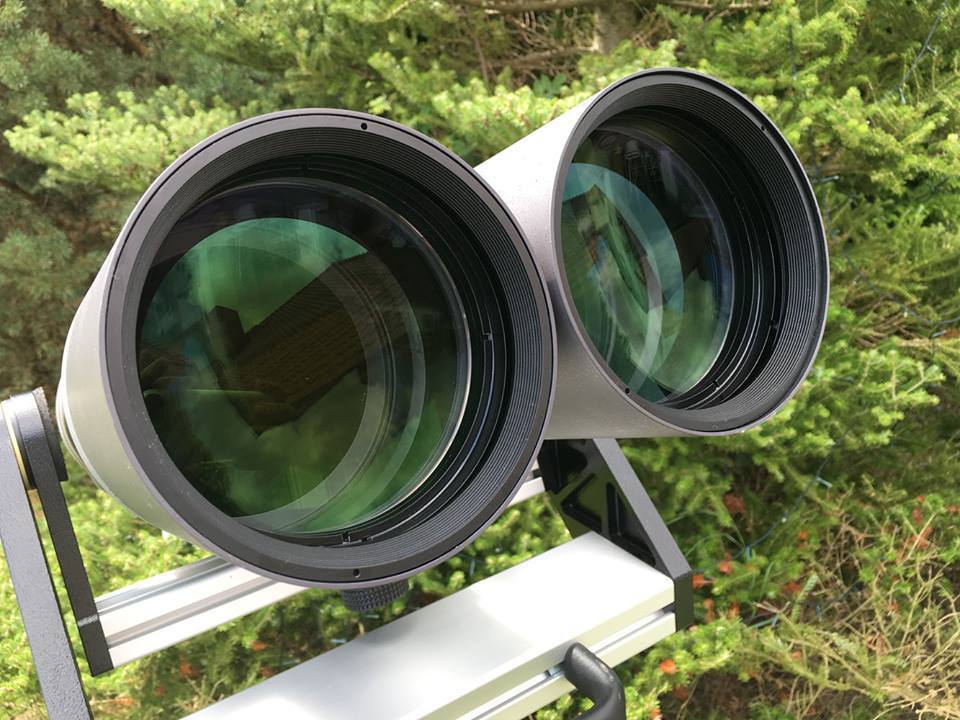 120 mm freie Öffnung pro Auge