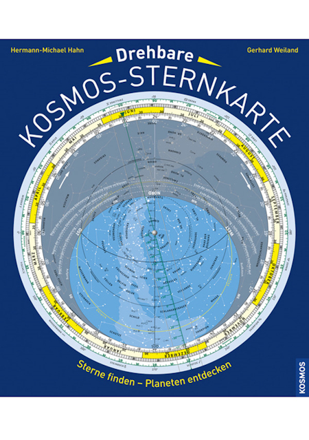 Kosmos Sternkarte drehbar Ø 29cm, Mitteleuropa 00022