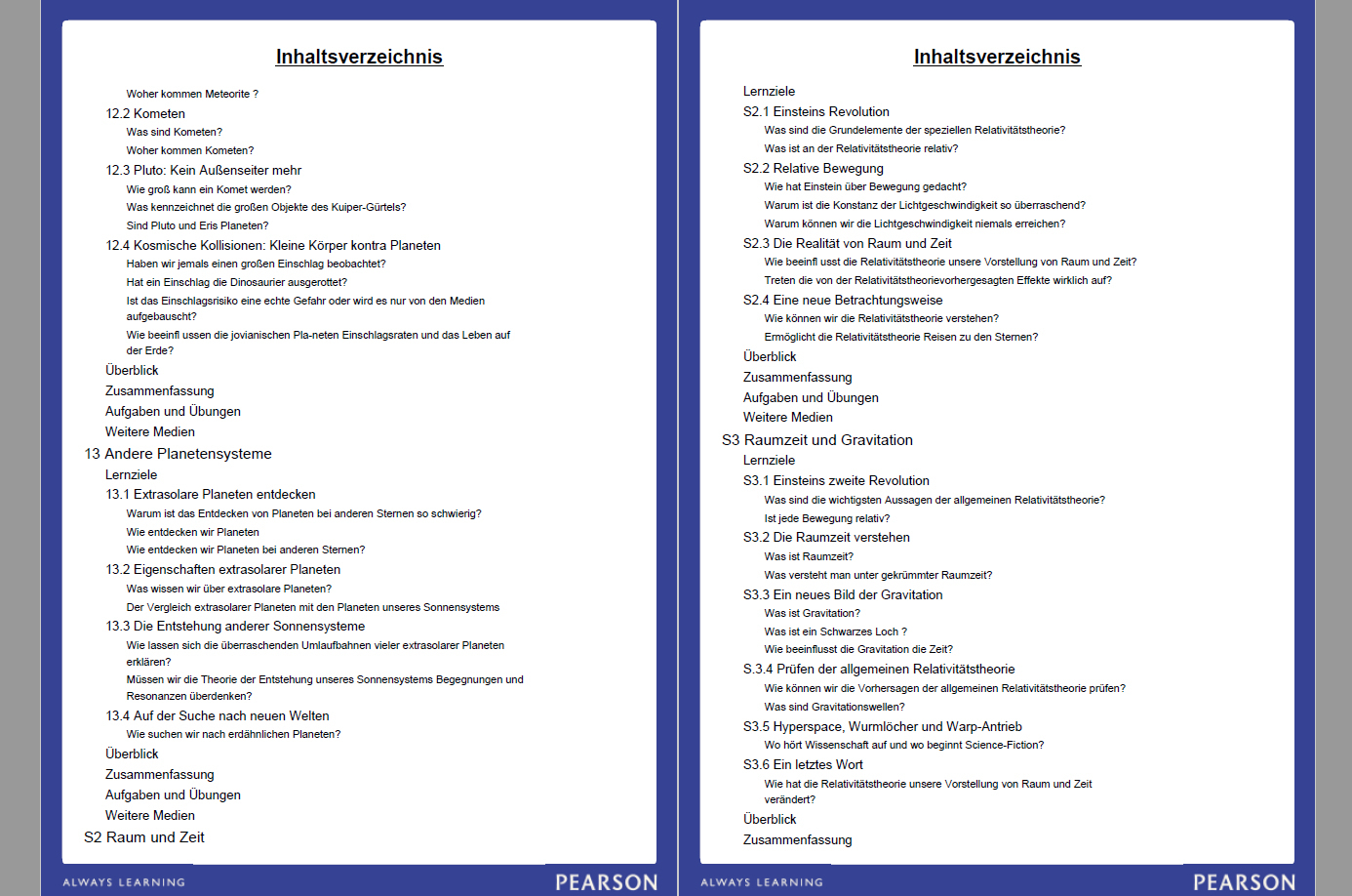 Inhaltsverzeichnis