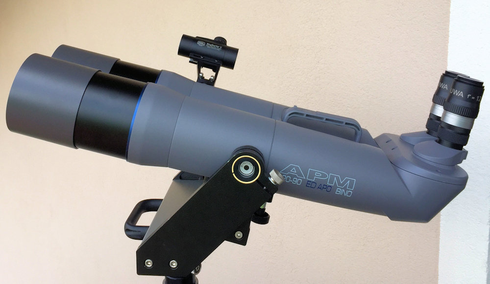 Seitliche Montage am 120 mm APM 90° Großfernglas