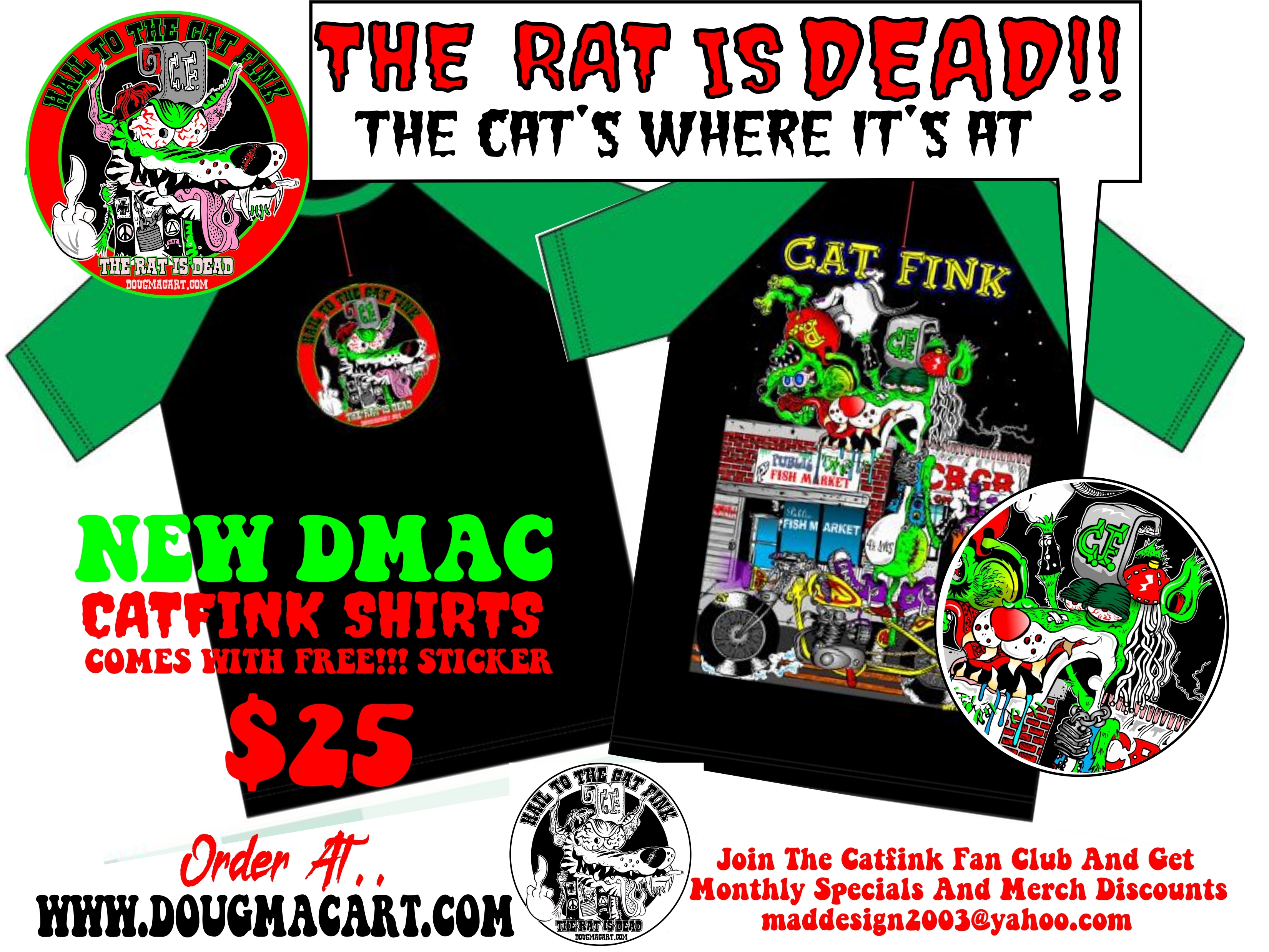 Cat Fink T-Shirt 00058