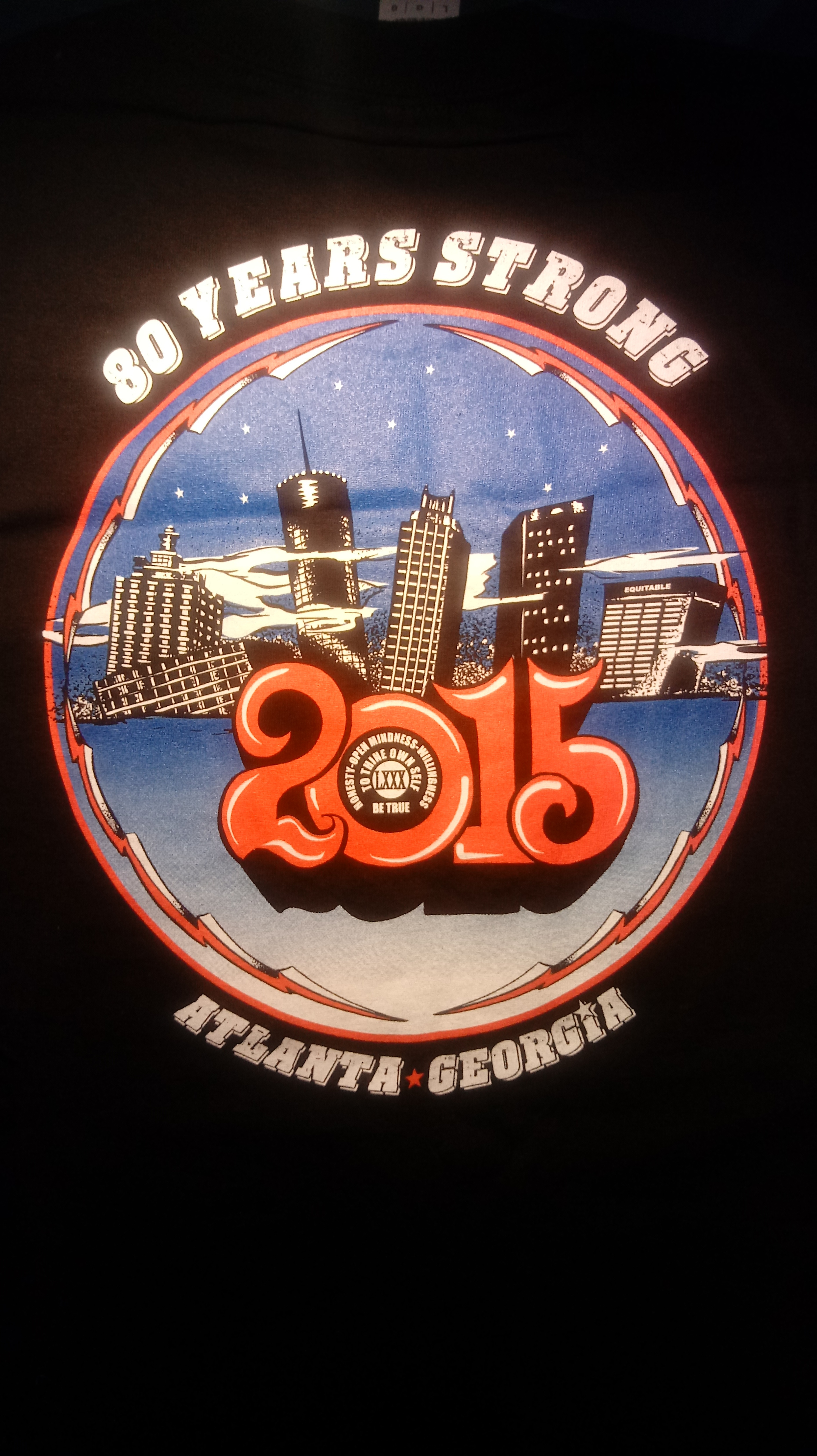 AA World Convention Shirt Atlanta 2015
