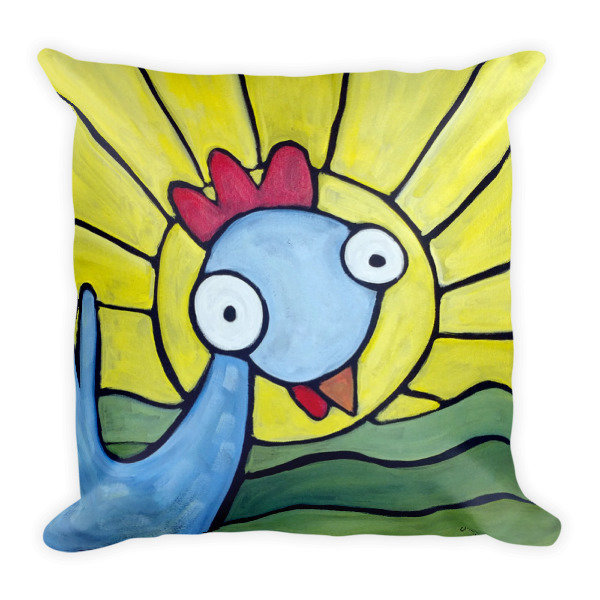 Sunshine Girl Weirdimal Square Pillow 97511449