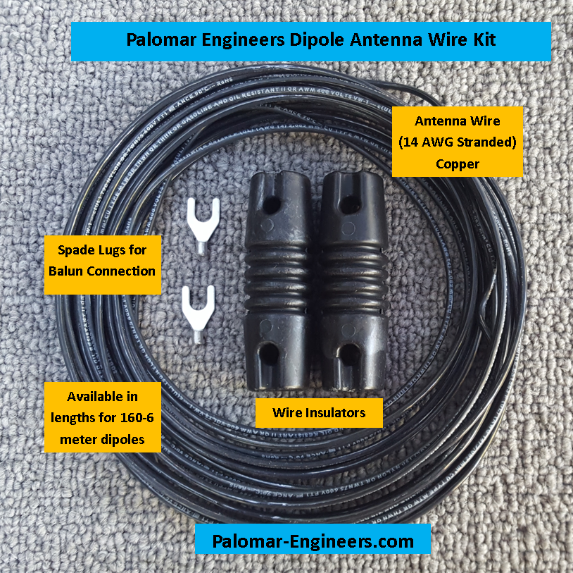 Dipole Antenna Wire Kits (160-10 meters) Dipole Antenna Wire Kits (160-10 meters)