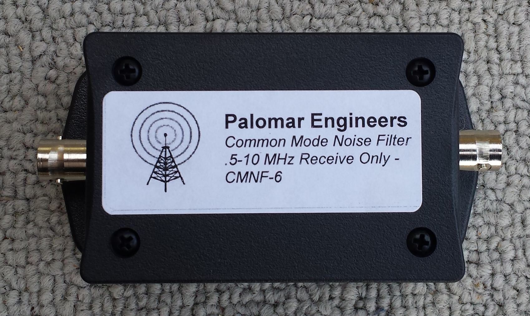 CABLE TV/Satellite RFI Coax Noise Filter, stops 200 KHz-30 MHz interference CABLE TV/Satellite RFI Coax Noise Filter, stops 200 KHz-30 MHz interference