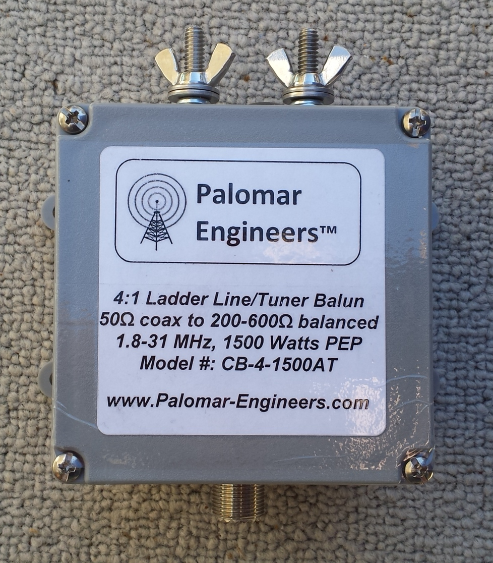 50:200 (4:1) CUBE™ Ladder line to Coax Balun, 1.8-31 MHz, 1500 Watts PEP, Zepp CB-4-1500AT 50:200 (4:1) CUBE™ Ladder line to Coax Balun, 1.8-31 MHz, 1500 Watts PEP, Zepp CB-4-1500AT
