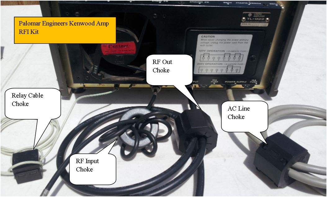 HF Linear Amplifier RFI Kit - Alpha, Ameritron, HeathKit, Henry, Icom, Kenwood, Yaesu, Generic Amps - 4 Filters RFI-LA-AM HF Linear Amplifier RFI Kit - Alpha, Ameritron, HeathKit, Henry, Icom, Kenwood, Yaesu, Generic Amps - 4 Filters RFI-LA-AM