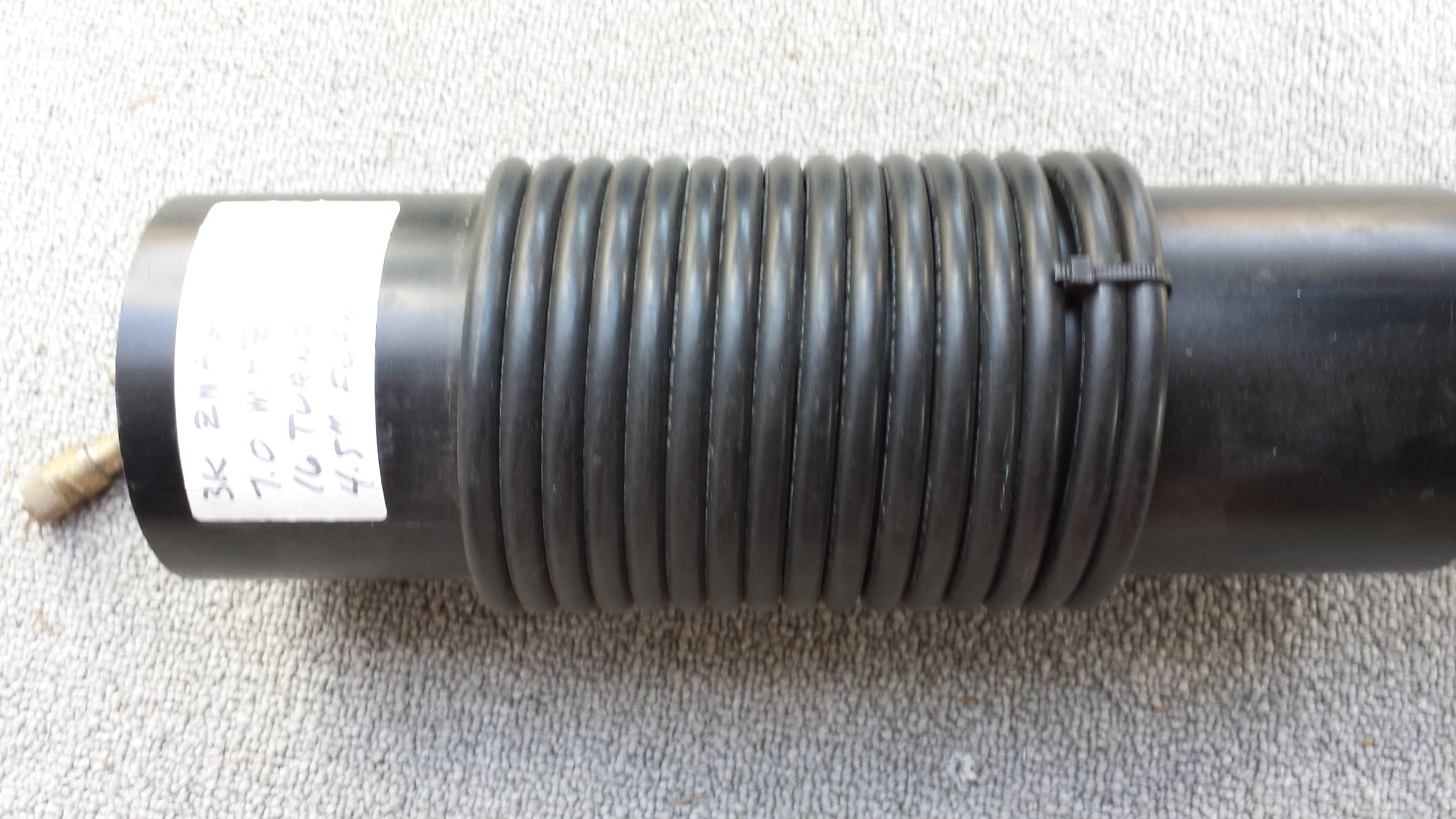 Tuned Coaxial Choke 3KW, 7-21 MHz, 4K+ Choking, High Duty Cycle TCC-12-3000U Tuned Coaxial Choke 3KW, 7-21 MHz, 4K+ Choking, High Duty Cycle TCC-12-3000U