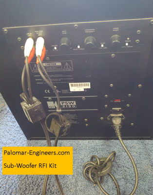 Home Theater System RFI Kit for AC Powered Sub-Woofers Only - 5 filters Home Theater System RFI Kit for AC Powered Sub-Woofers Only - 5 filters