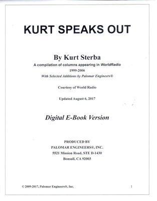 Kurt Speaks Out - Digital PDF Version - Download Now! Kurt Speaks Out - Digital PDF Version - Download Now!