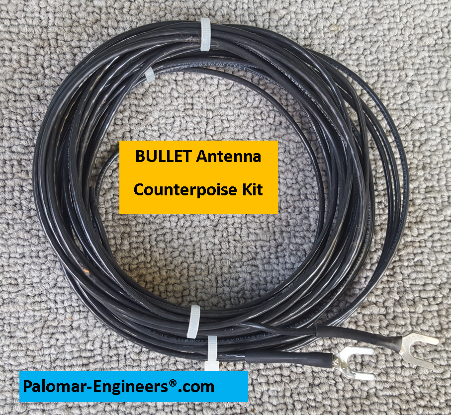 Bullet End Fed Antenna Counterpoise Kit BULLET-CPK Bullet End Fed Antenna Counterpoise Kit BULLET-CPK