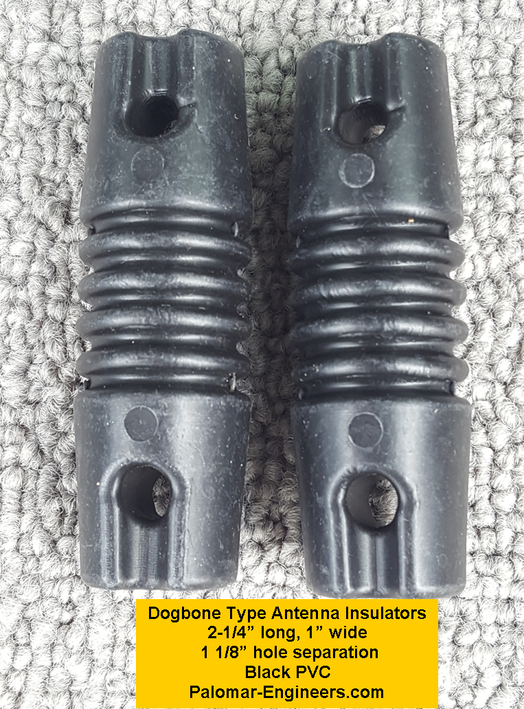 Dog Bone Antenna Insulators (Pair) DI-2 Dog Bone Antenna Insulators (Pair) DI-2