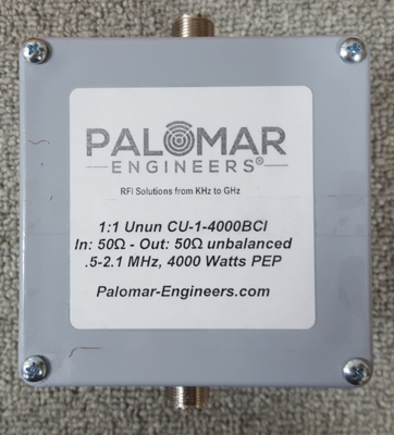 CUBE Feed Line Choke/Unun, 4KW PEP, 500 KHz-5 MHz CUBE Feed Line Choke/Unun, 4KW PEP, 500 KHz-5 MHz
