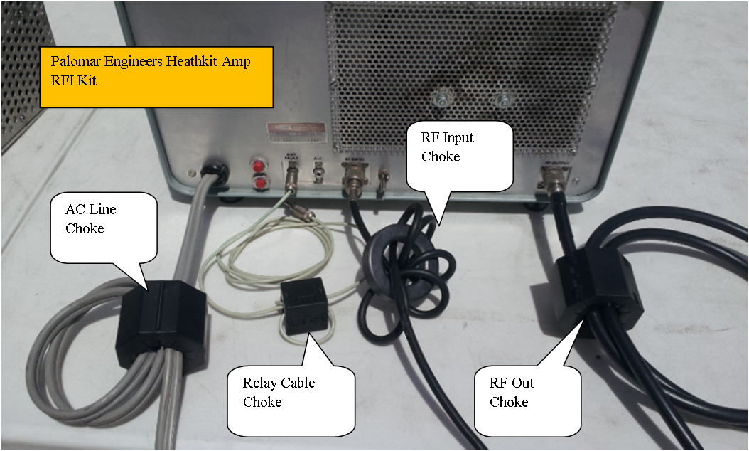 HF Linear Amplifier RFI Kit - Icom 2KL, 4KL - 5 Filters for RF In/Out, AC power, Relay/PTT, Transceiver Control HF Linear Amplifier RFI Kit - Icom 2KL, 4KL - 5 Filters for RF In/Out, AC power, Relay/PTT, Transceiver Control