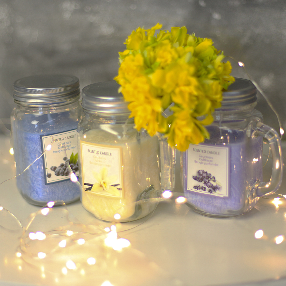 Свеча в стеклянной кружке Jar (лаванда) Свеча в стеклянной кружке Jar (лаванда)