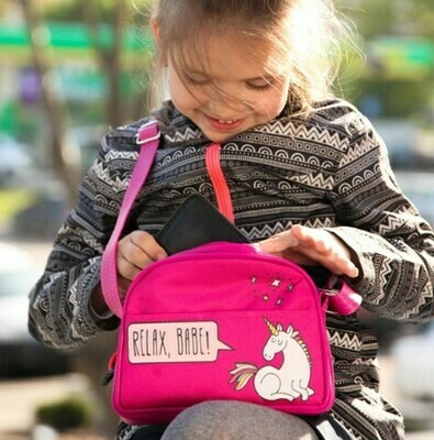 Сумка для подростков Junior girl Единорог Relax, babe! SDG_18A045_ROZ