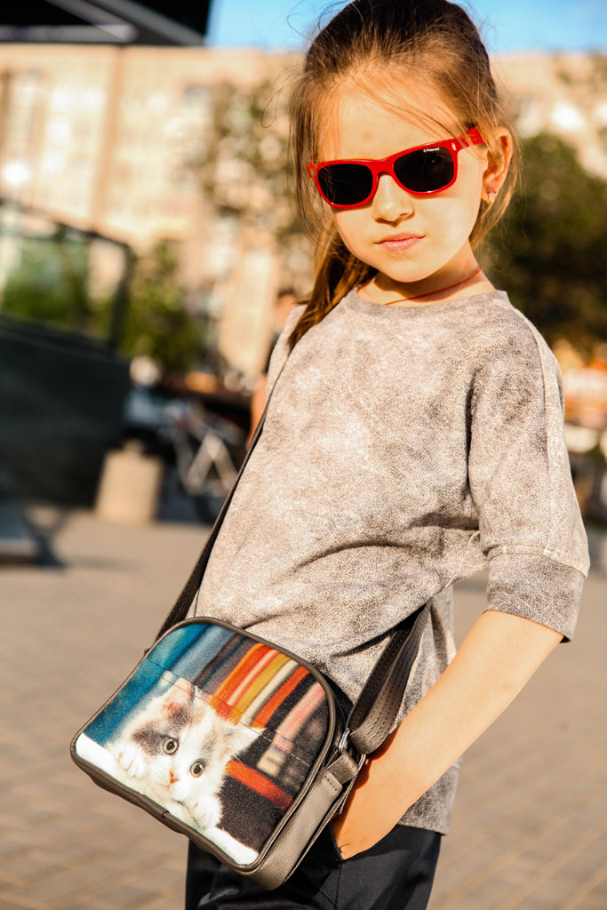 Сумка для подростков Junior girl Милый котенок Сумка для подростков Junior girl Милый котенок