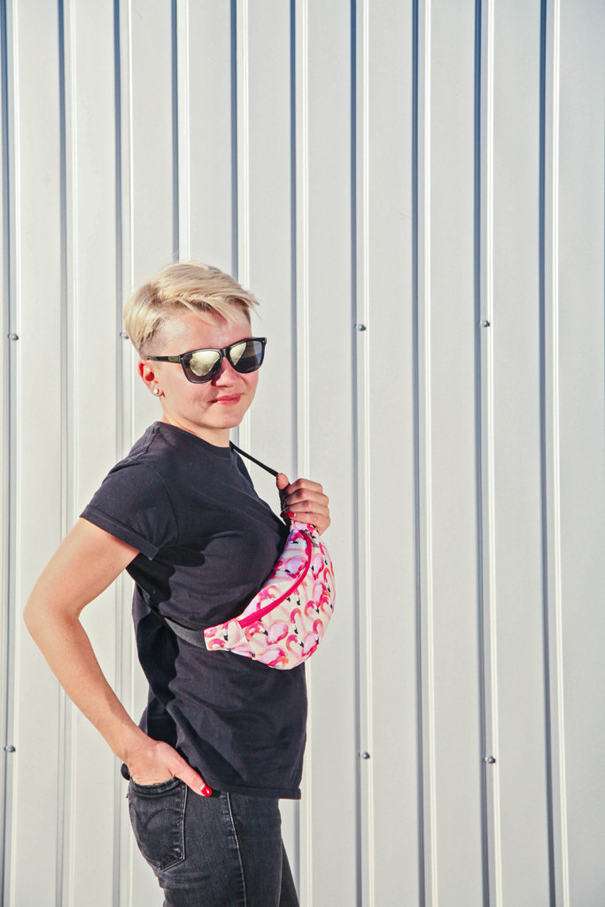 Сумка бананка BUMBAG Фламинго Сумка бананка BUMBAG Фламинго