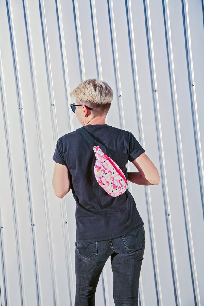 Сумка бананка BUMBAG Фламинго Сумка бананка BUMBAG Фламинго